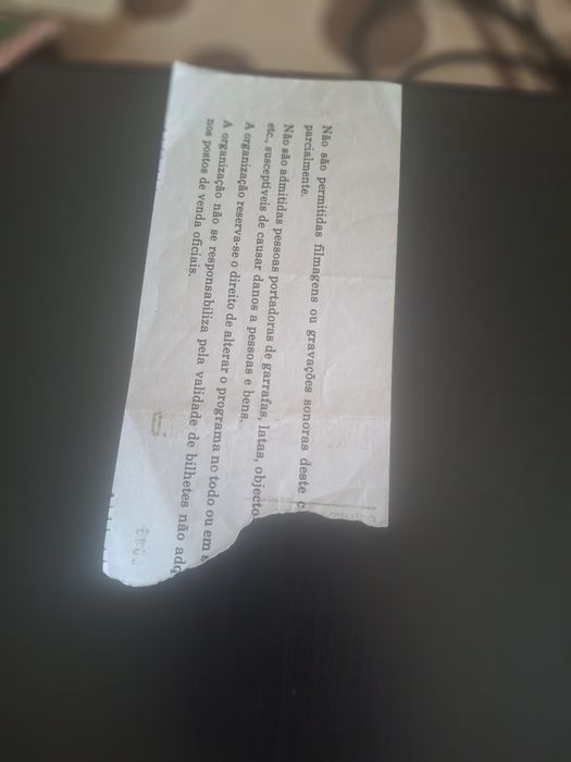 Raro bilhete e programa benfica slb ajax