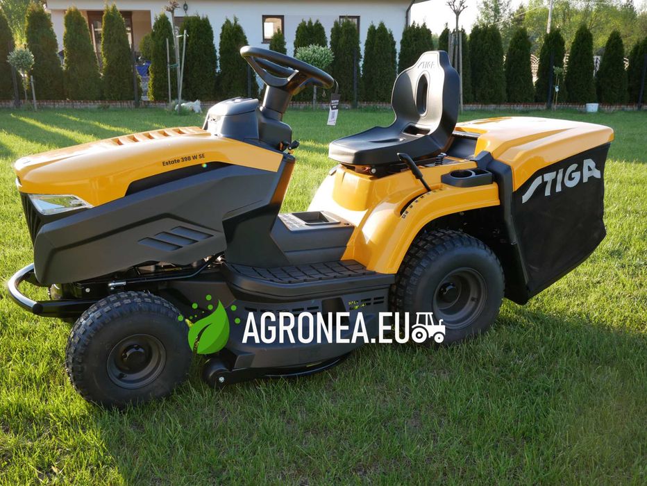 STIGA 398W Nowy traktorek Kosiarka 2 cylindry FV23% Gwarancja Dostawa