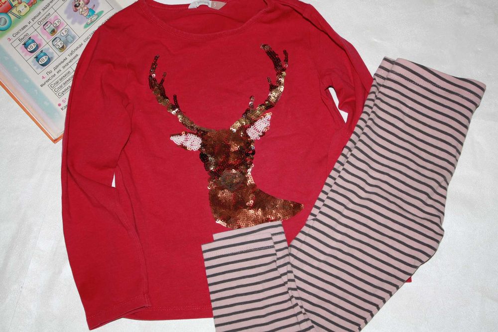 Комплект реглан+лосины  ф.George р-104/110 ,4/5лет хорошее