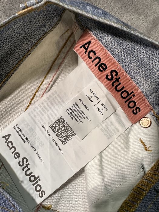 Джинси штани Acne Studios 1981 Denim Rose Print jeans бегги беггі XS S M