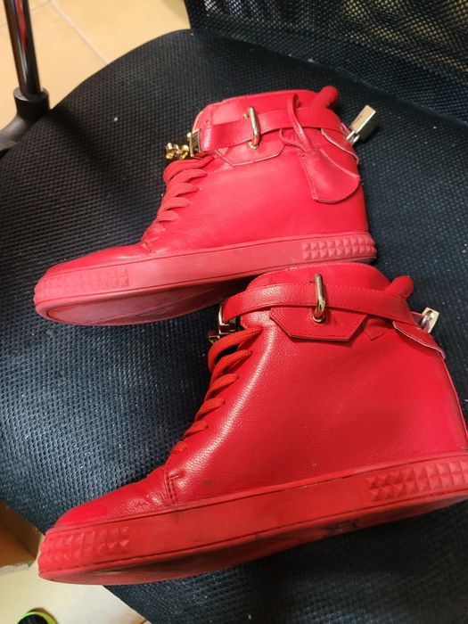 Buty damskie,czerwone.