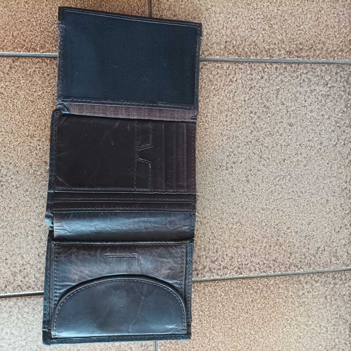 Skórzany portfel męski Fossil Genuine Classic