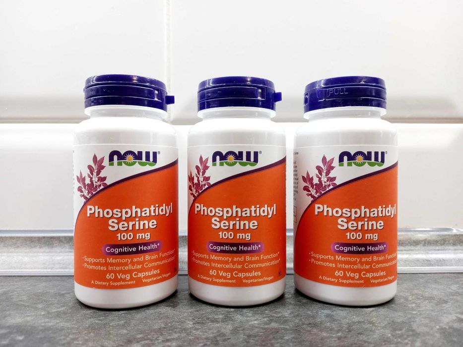Now Foods, Phosphatidyl Serine 100 мг (60 капс.), фосфатидилсерин
