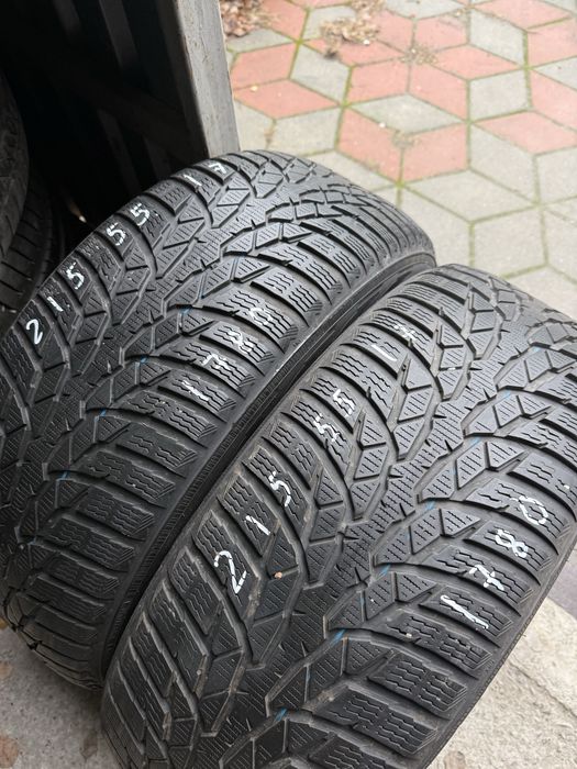 215/55/17 Nokian пара зима склад резина шини б/у