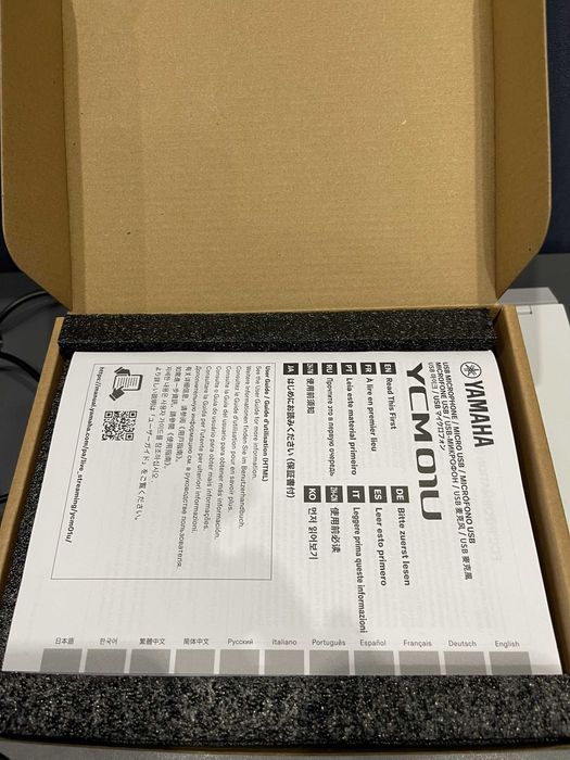 Мікрофон Yamaha YCM01U Black USB