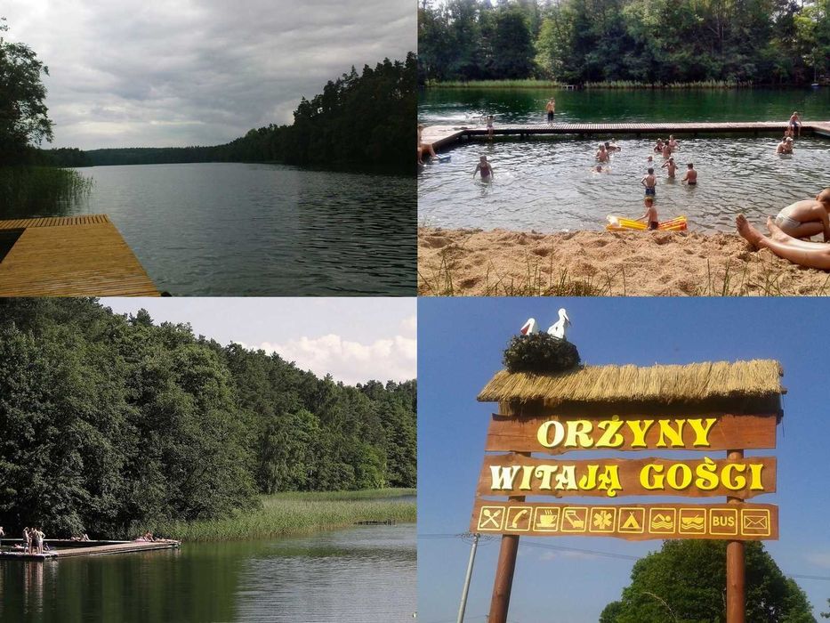 Orzyny dom nad jeziorem na mazurach