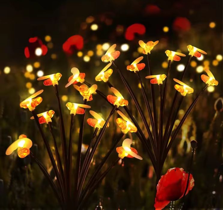 Сонячні світильники бджілки. Садовий ліхтар. Садовый светильник