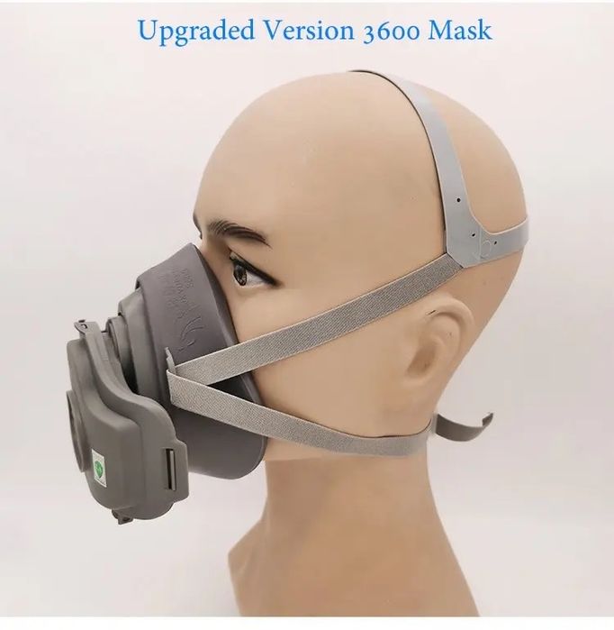 Маска респиратор противогаз полулицевая с фильтром