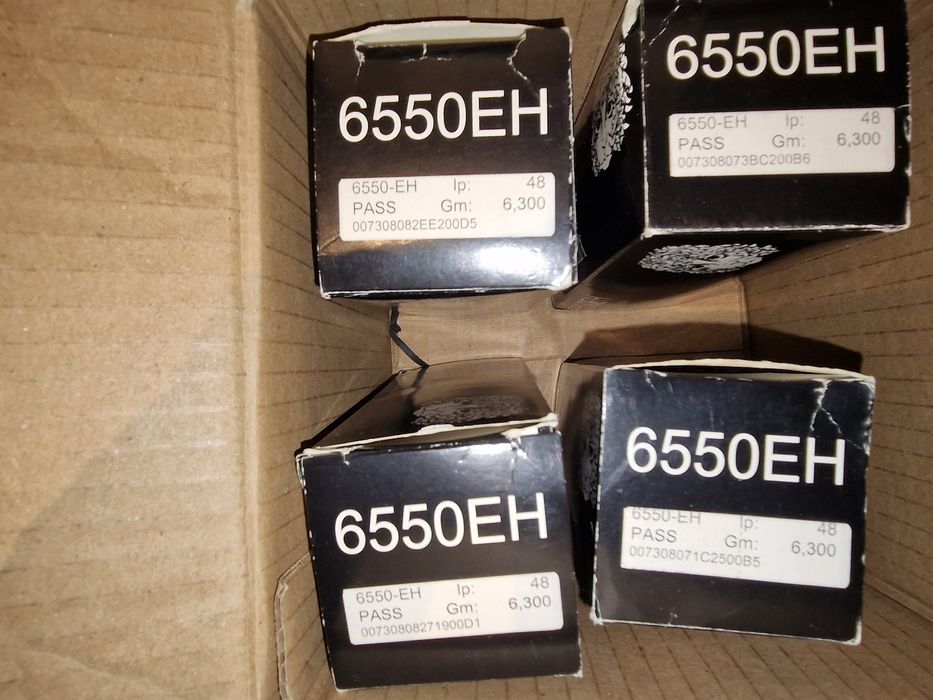 4 Válvulas 6550 Electro-Harmonix emparelhadas