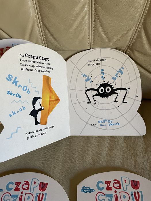 Zestaw logopedyczny Czapu Czipu aktywne czytanie zabawy z wyobraźnią
