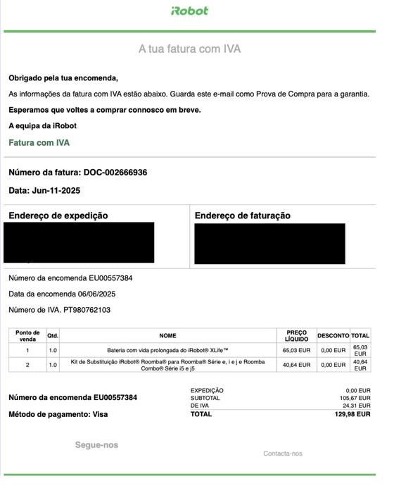 Aspirador iRobot Roomba serie 776