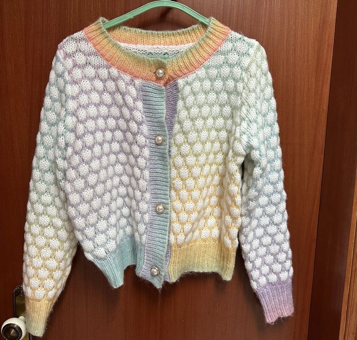 Casaco de Malha Colorido - XS a L