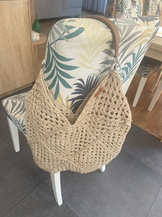 Torba shopperka ręcznie robiona