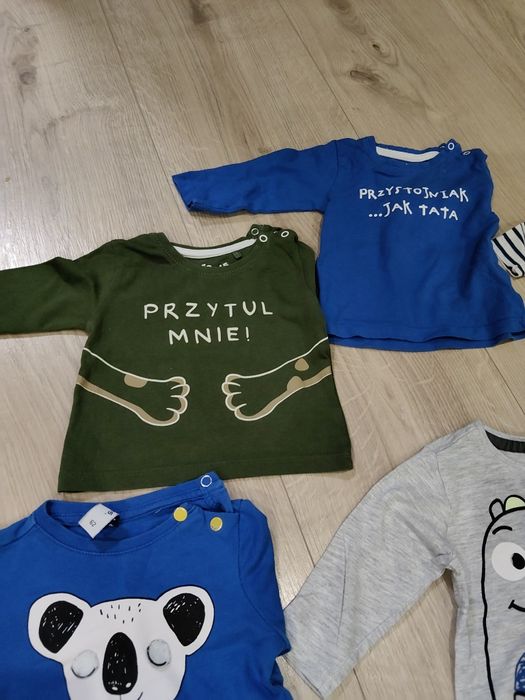 Bluzki z długim rękawem 62 cm