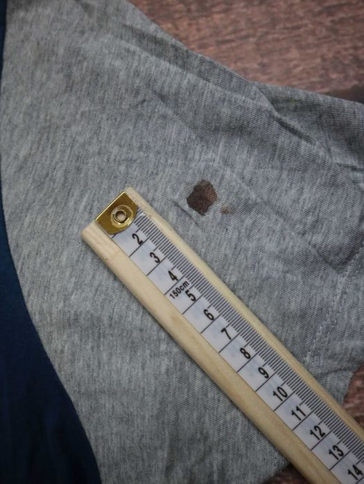 True Religion Blue Tshirt koszulka z krótkim rękawem niebieska szara