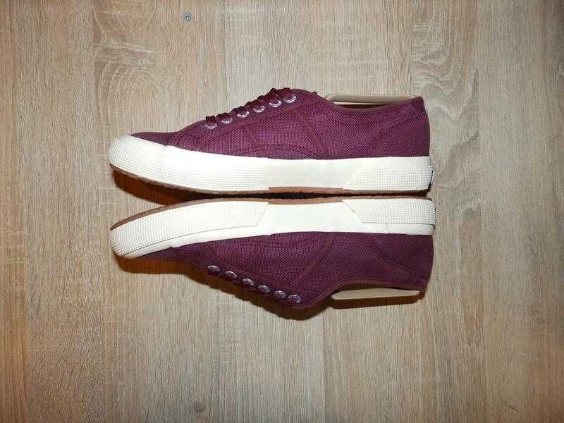 Кроссовки , кеды superga classic burgundy