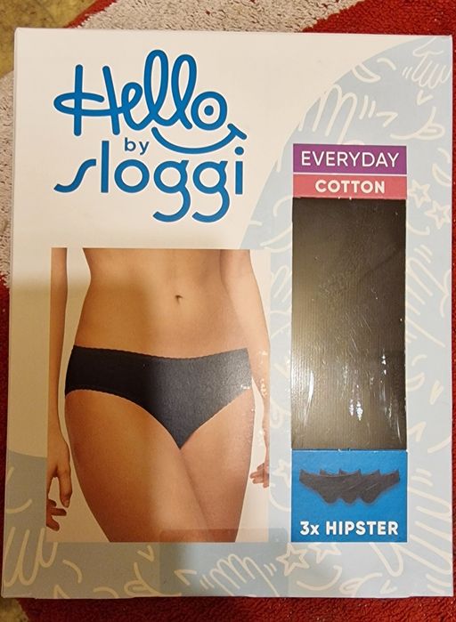 Figi damskie Hello by Sloggi 3×Hipster  38/S nowe