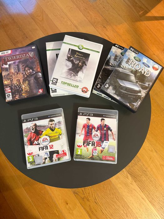 Gry komputerowe na PC DVD oraz PS3, używane.