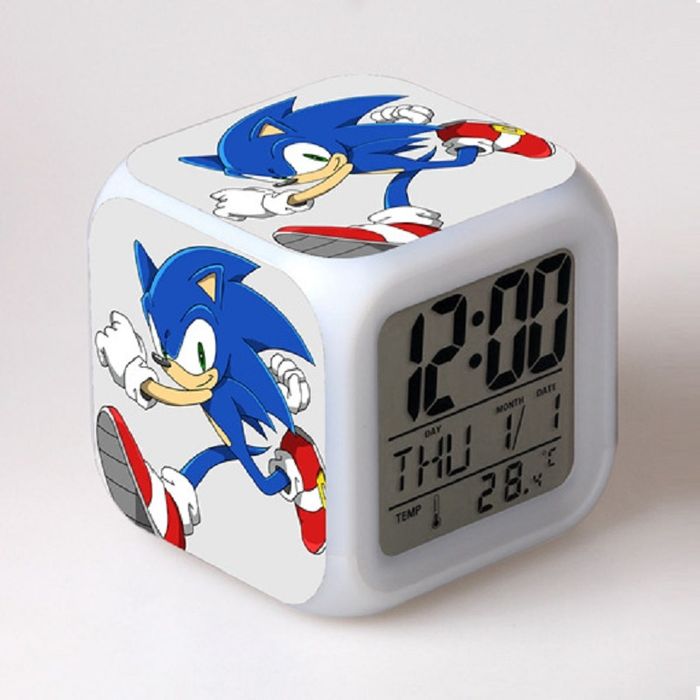Relogio despertador Sonic