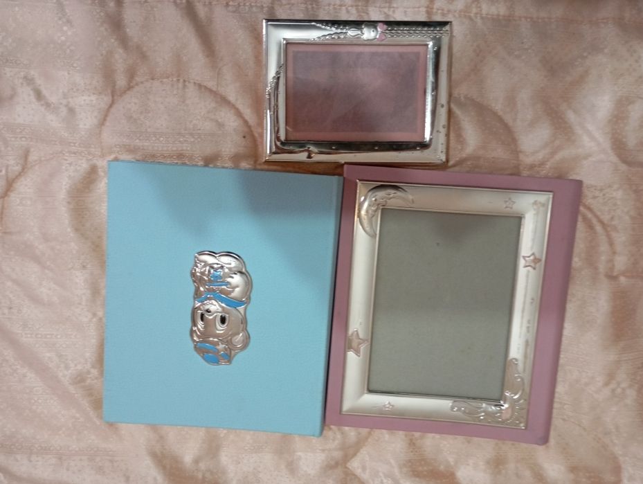 Álbum e moldura para bebê
