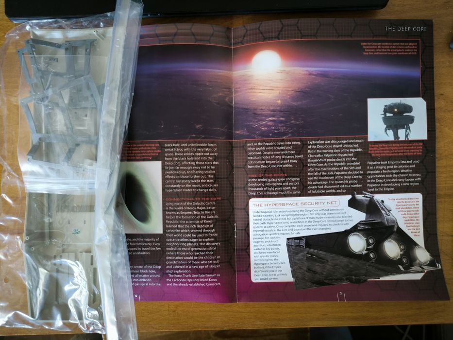 Millenium Falcon DeAgostini número 36 entre outros