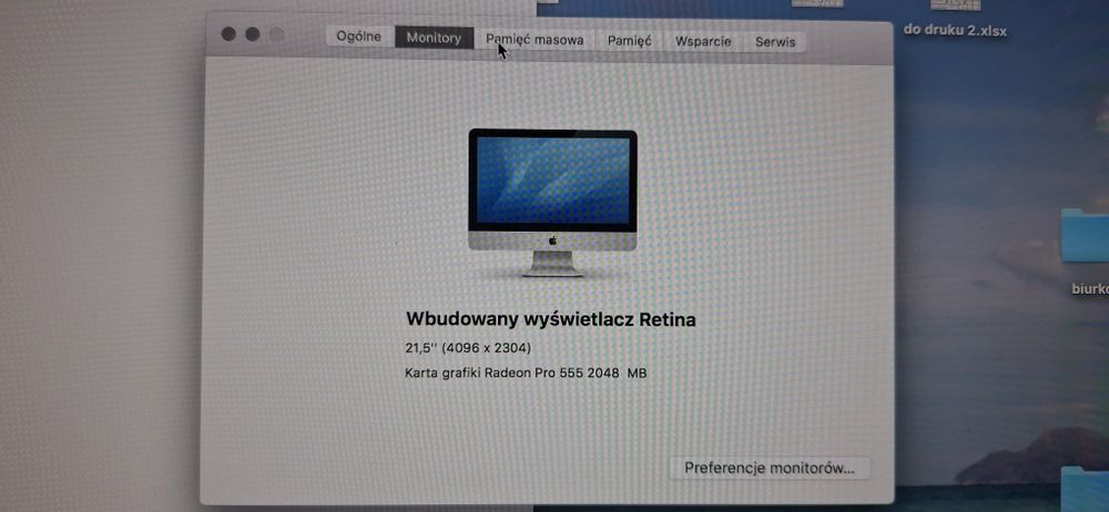 Apple iMac 21,5" Retina 4K • i5 • 8GB RAM • 1TB • Radeon Pro 55