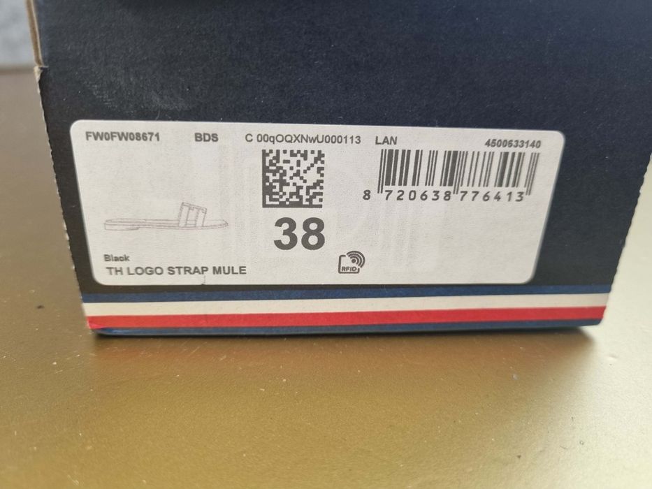 Buty Tommy Hilfiger Th Logo Strap Mule