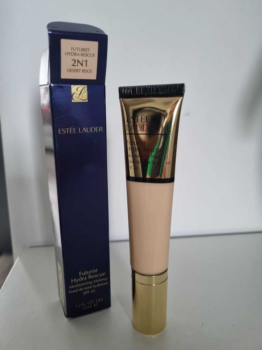 Estee Lauder Futurist Hydra Rescue Moisturizing Makeup SPF 45 2N1 Desert Beige