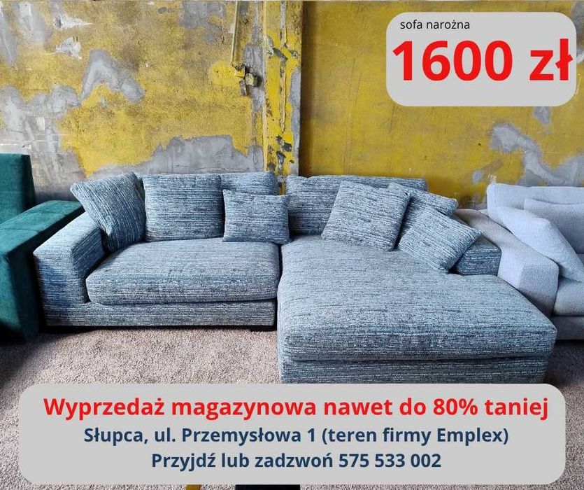 Wyprzedaż mebli - sofy, kanapy, narożniki, stoliki