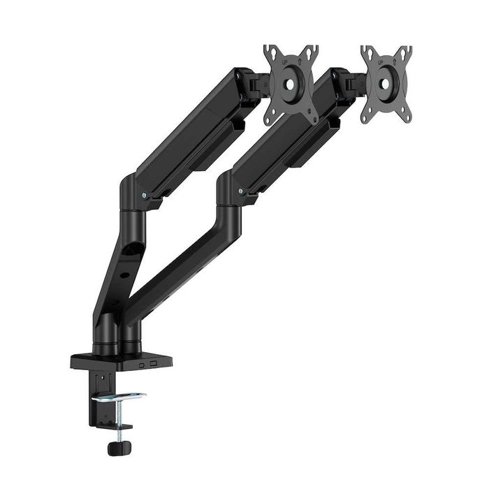 17"-35" Кронштейн кріплення для моніторів iTECH LDT117-C024E Подвійний кронштейн для монітора Настільний кронштейн для двох моніторів×