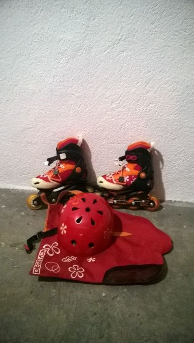 Kit Patins em linha de criança FIT (patins+capacete+mala) - Lisboa