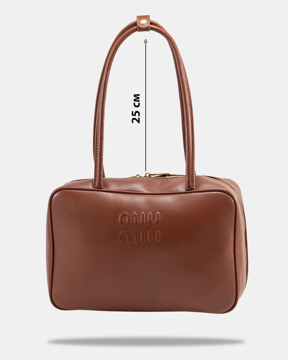 Сумка Miu Miu / сумочка міу міу коричнева