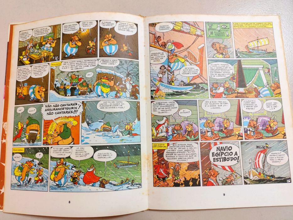 Livro de BD - Astérix e Cleópatra (Vintage)