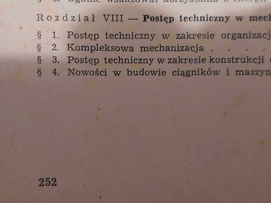Zarys Maszynoznawstwa Rolniczego T.II