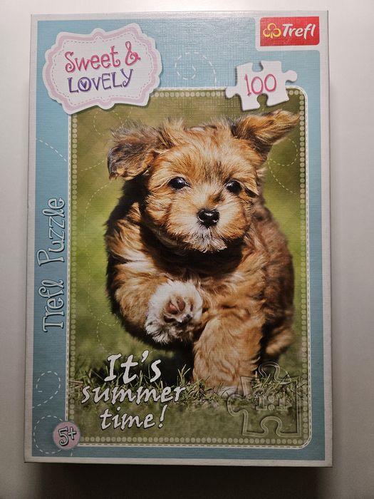 Puzzle z motywem pieska.