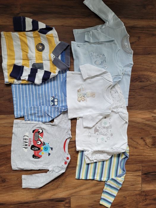 Zestaw paka ubrań dla noworodka niemowlaka newborn 0-3m