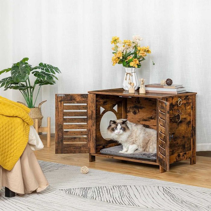 Casa de gato ou animais pequenos para cama ou /esconder caixa de areia