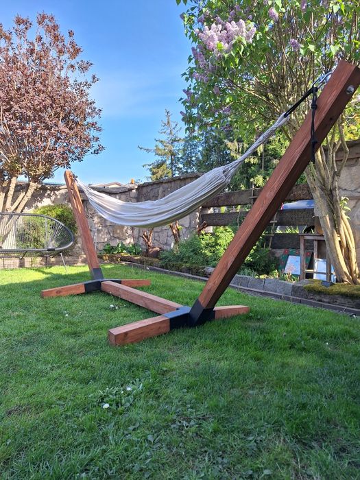 Solidny stelaż +hamak 2-osobowy brazylijski