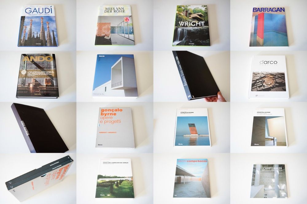 Livros de Arquitectura - Siza, Souto, Carrilho, Herzog, El Croquis