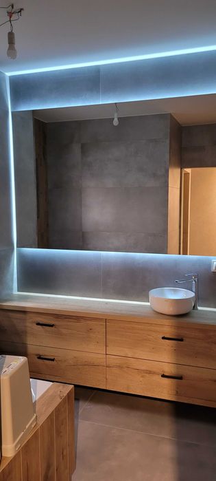 LUSTRA NA WYMIAR/ kabiny prysznicowe/ lacobel do kuchni