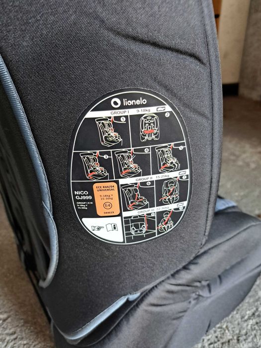 Cadeira auto grupo1 9-18kg lionelo