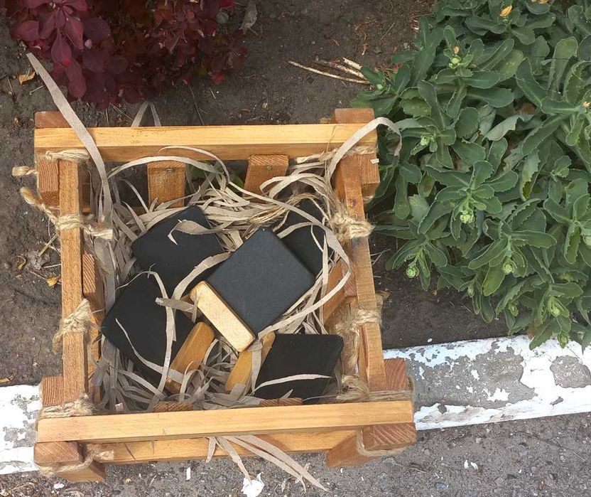 Таблички, Цінники, Ценники, Рекламная стойка, бирка, Дерево, Крафт