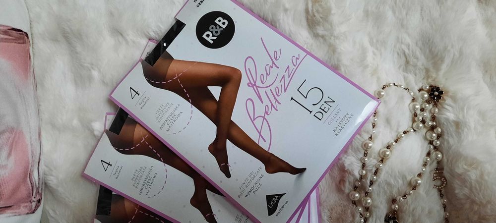 Rajstopy czarne 15 den . Wyprzedaż