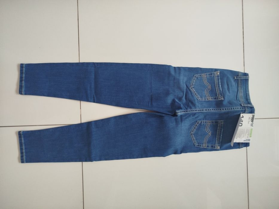 Pepperts spodnie jeansowe jeansy Skinny rozmiar 140