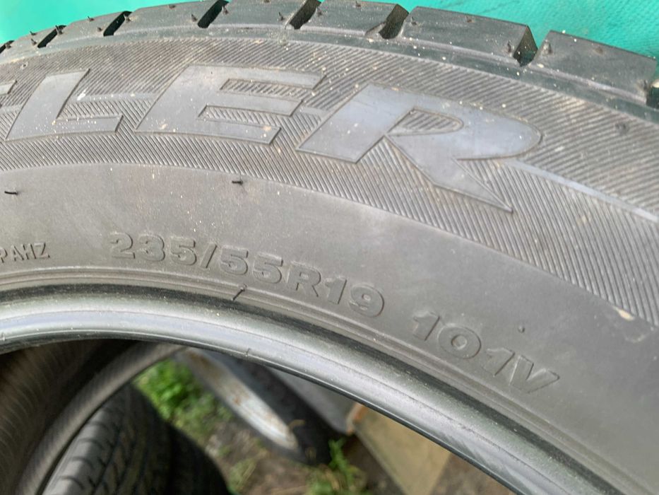 235-55-R19 BRIDGESTONE DUELER 4штуки резины шины GERMANY 2024