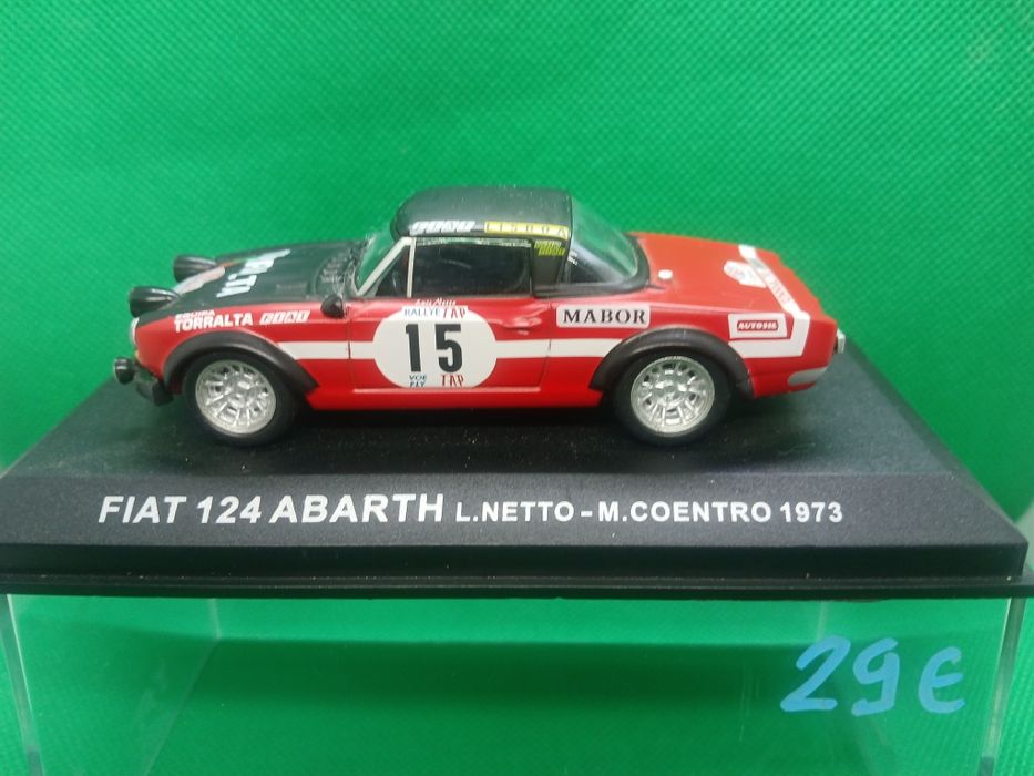 Miniaturas 1:43 Fiat 125 Abarth Ralies  3 modelos diferentes