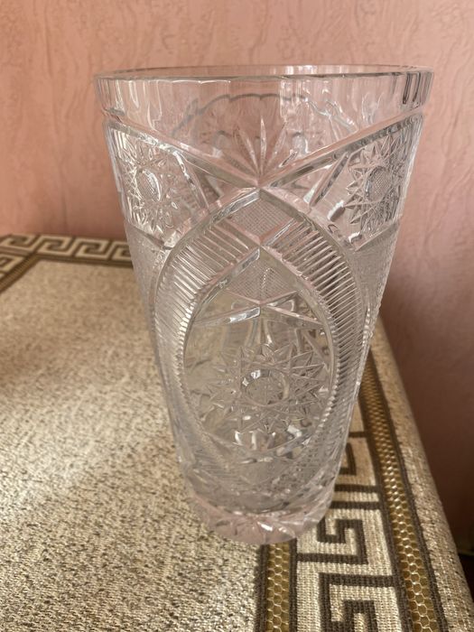 Duze wazony kryształowe PRL