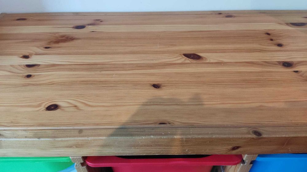 2 Módulos arrumos madeira pinho maciço