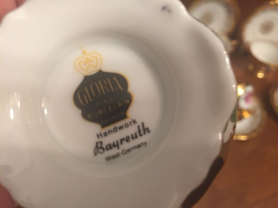 Conjunto de chá de porcelana
