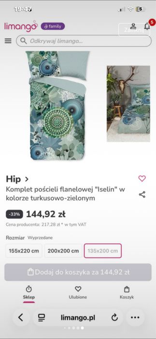 Piekna posciel z flaneli